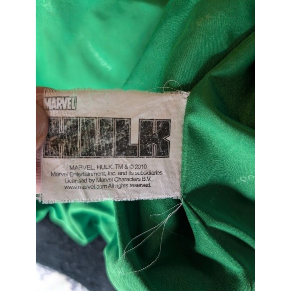 Vtg Y2K JH Design Marvel Hulk Racing Button Jacket Small 5/6 - Picture 10 of 10